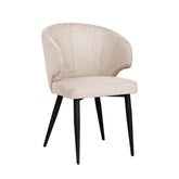 Chaise de salle à manger Sara - Chenille beige